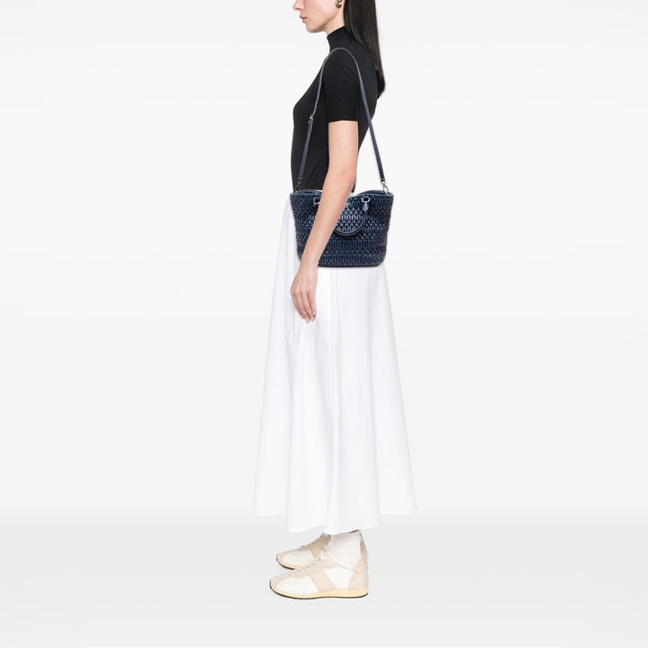 Matelasse Cristal Sac nappa Bleu