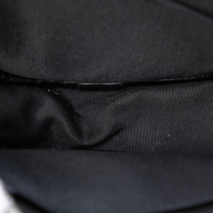 Chanel CC Cuir de veau Rond Pochette avec chaîne