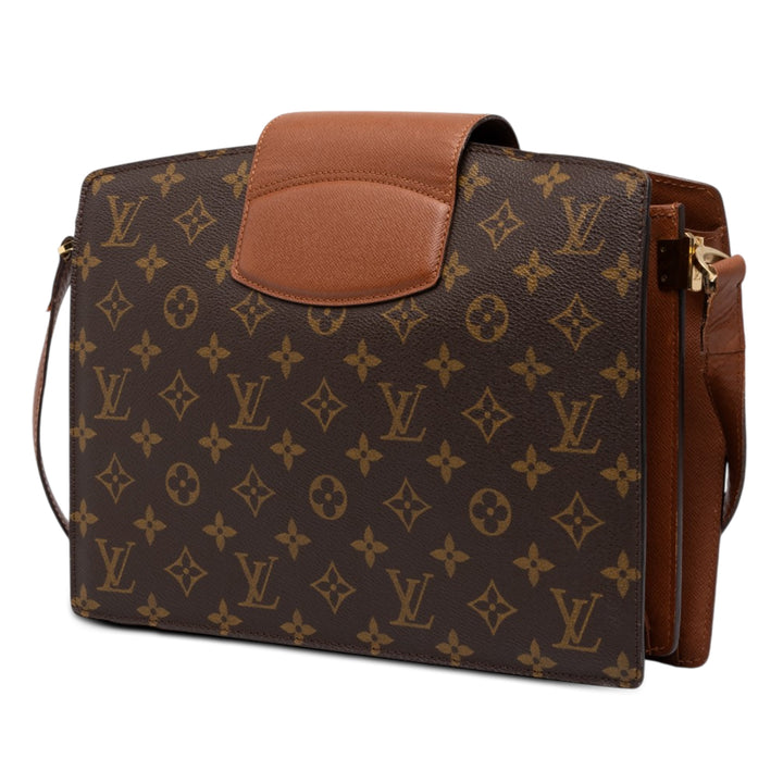 Louis Vuitton Sac bandoulière Courcelles Monogram Marron – vue 2 – GABY PARIS