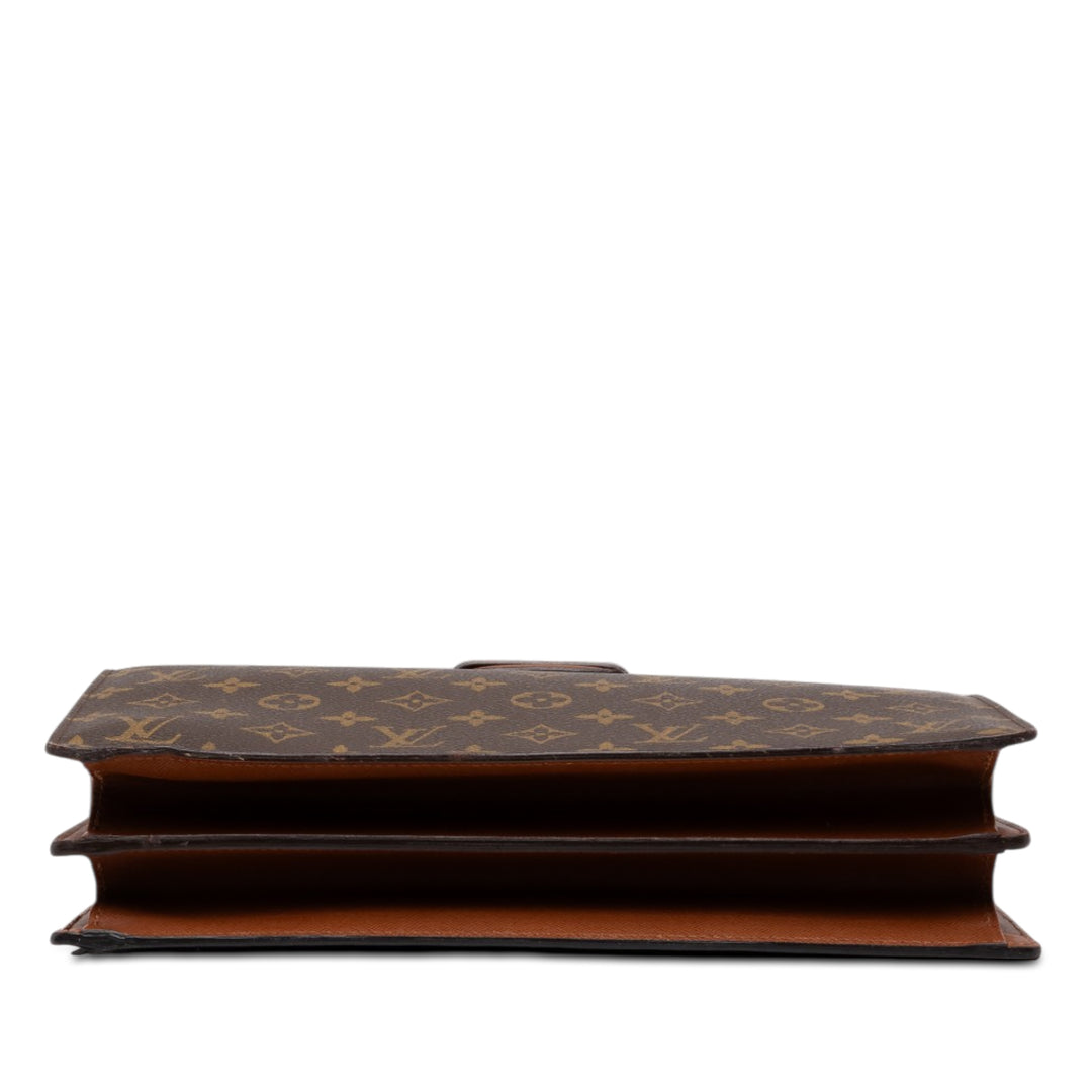 Louis Vuitton Sac bandoulière Courcelles Monogram Marron – vue 3 – GABY PARIS