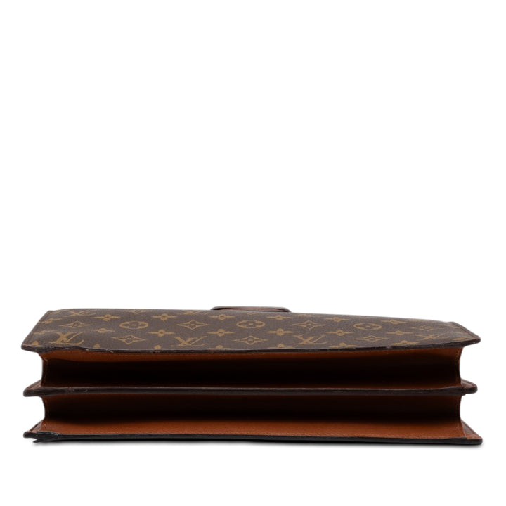 Louis Vuitton Sac bandoulière Courcelles Monogram Marron – vue 3 – GABY PARIS