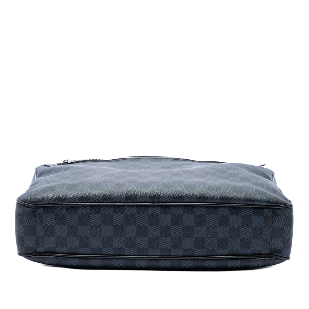 Louis Vuitton Damier Cobalt Porte Documents Business Sac Bleu – vue 3 – GABY PARIS