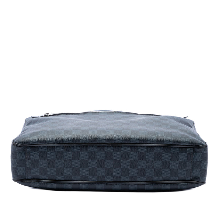 Louis Vuitton Damier Cobalt Porte Documents Business Sac Bleu – vue 3 – GABY PARIS