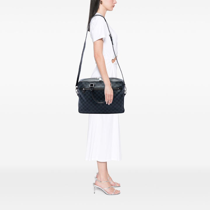 Louis Vuitton Damier Cobalt Porte Documents Business Sac Bleu – vue 6 – GABY PARIS