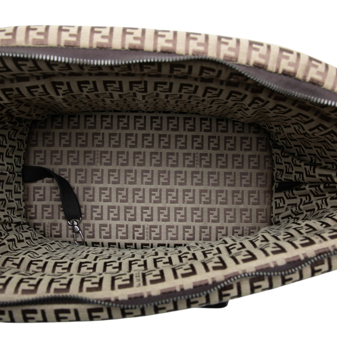Fendi Zucchino Padded Toile Pet Carrier Sac