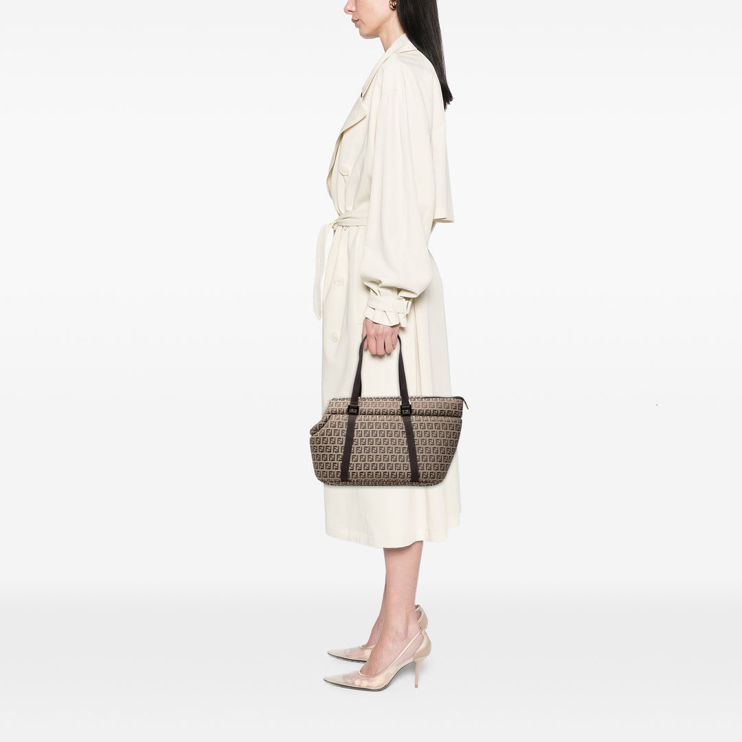 Fendi Zucchino Padded Toile Pet Carrier Sac