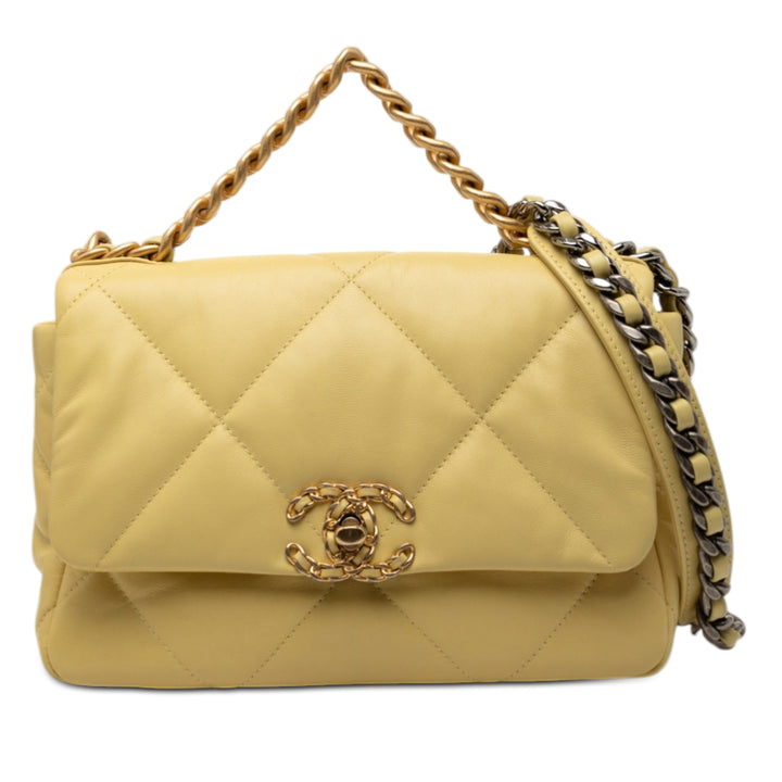 Chanel Medium Cuir d’agneau 19 à rabat