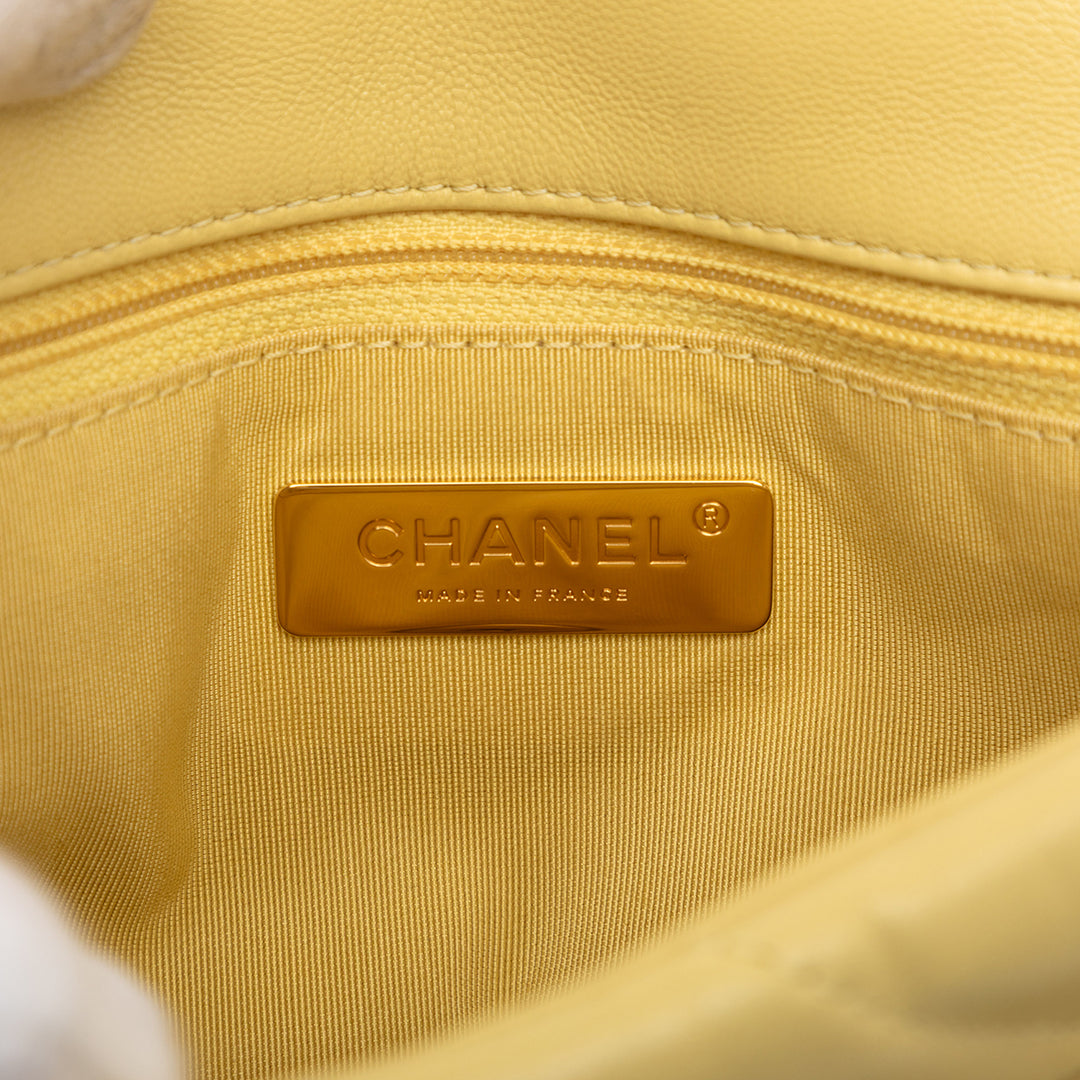 Chanel Medium Cuir d’agneau 19 à rabat