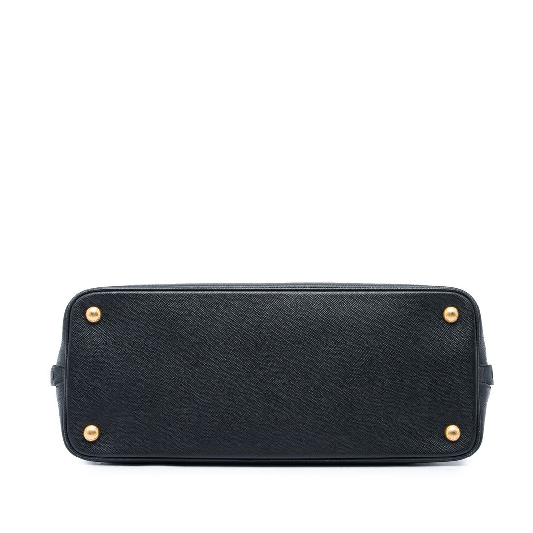 Prada Sac à main dôme Saffiano Noir – vue 3 – GABY PARIS