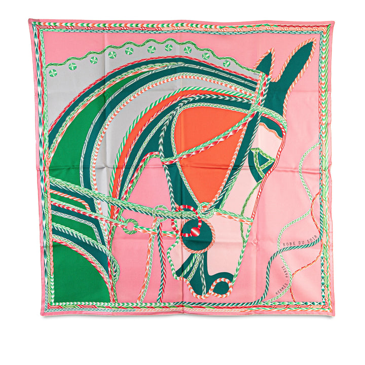 Robe Du Soir Silk Scarf Pink - Gaby Paris