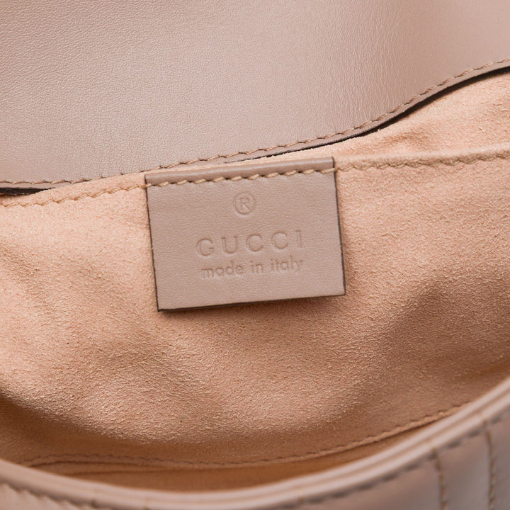 Gucci GG Marmont Perle clouté Matelasse Aria Sac Petit Cuir de veau