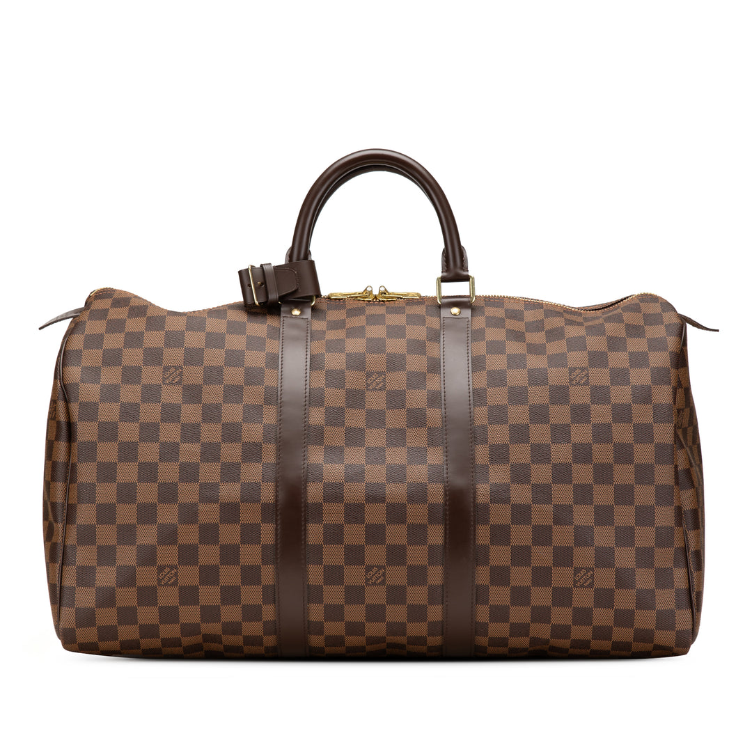 Damier Ebene Keepall 50 Brown - Gaby Paris