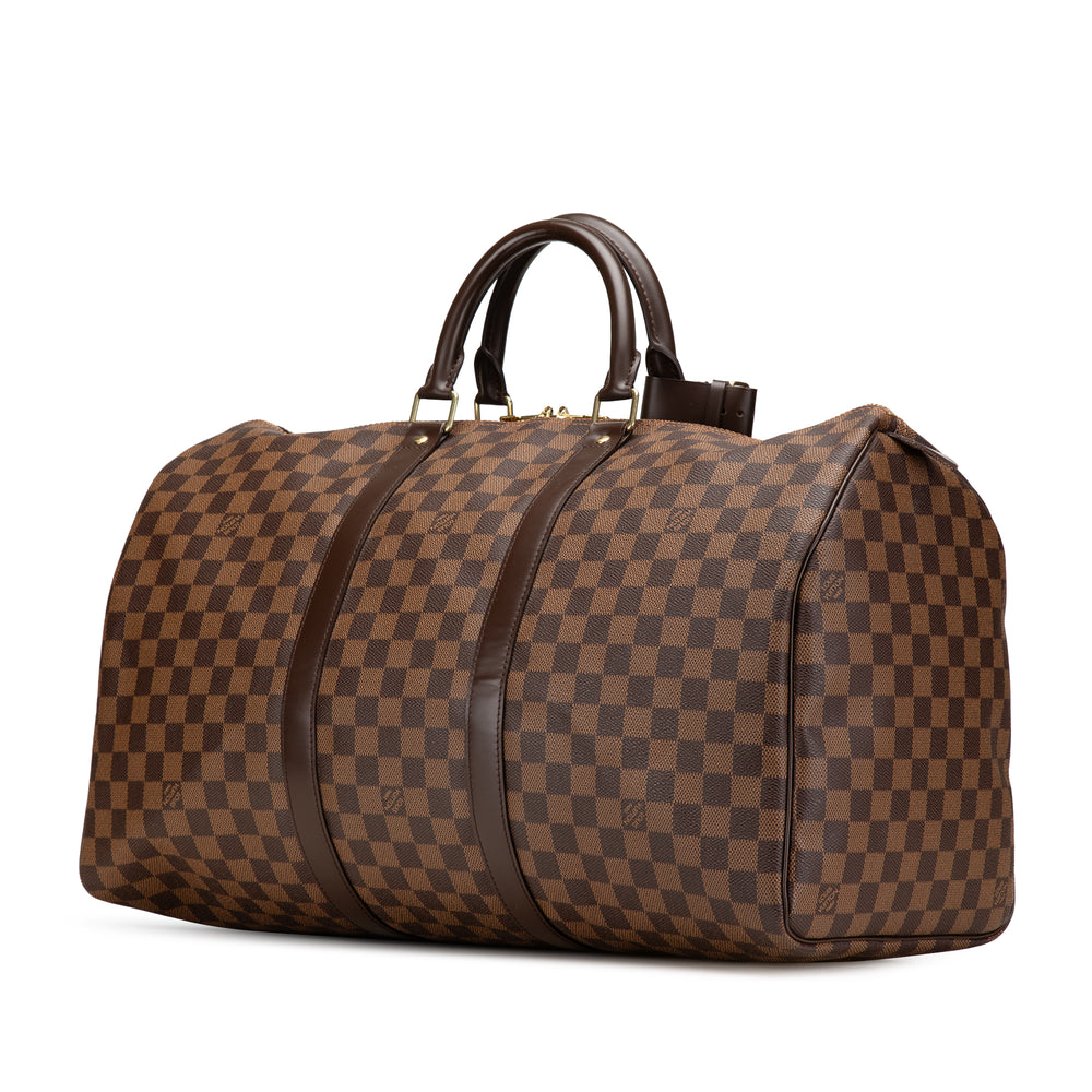 Damier Ebene Keepall 50 Brown - Gaby Paris
