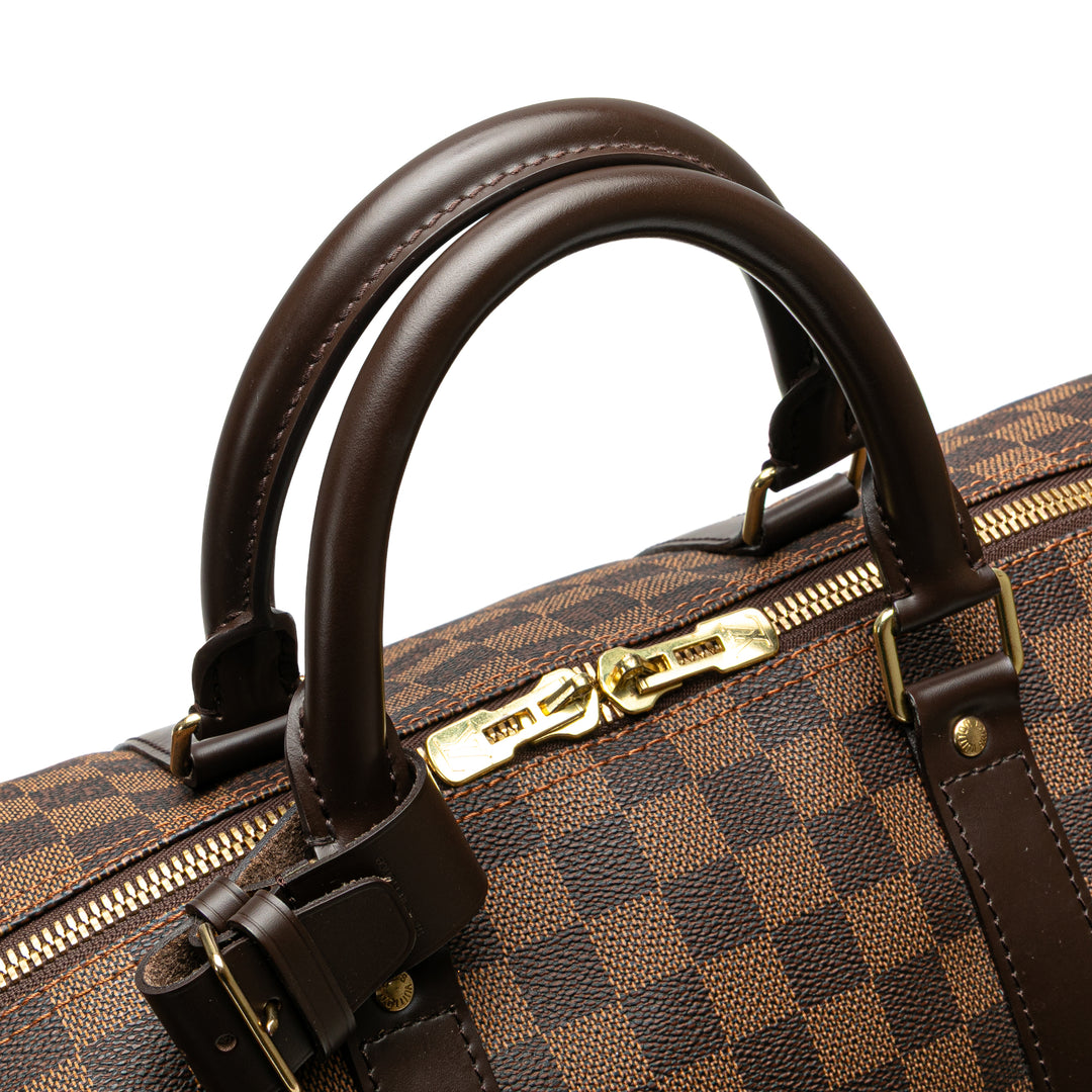 Damier Ebene Keepall 50 Brown - Gaby Paris
