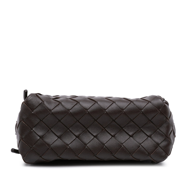 Bottega Veneta Mini Cuir d'agneau Intrecciato Loop Sac caméra