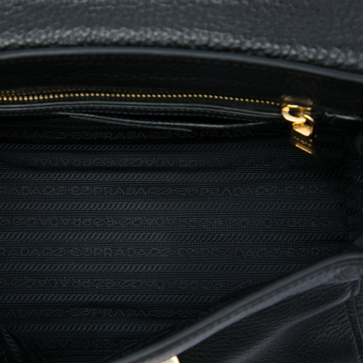 Prada Vitello Daino Soundlock Sac Cuir