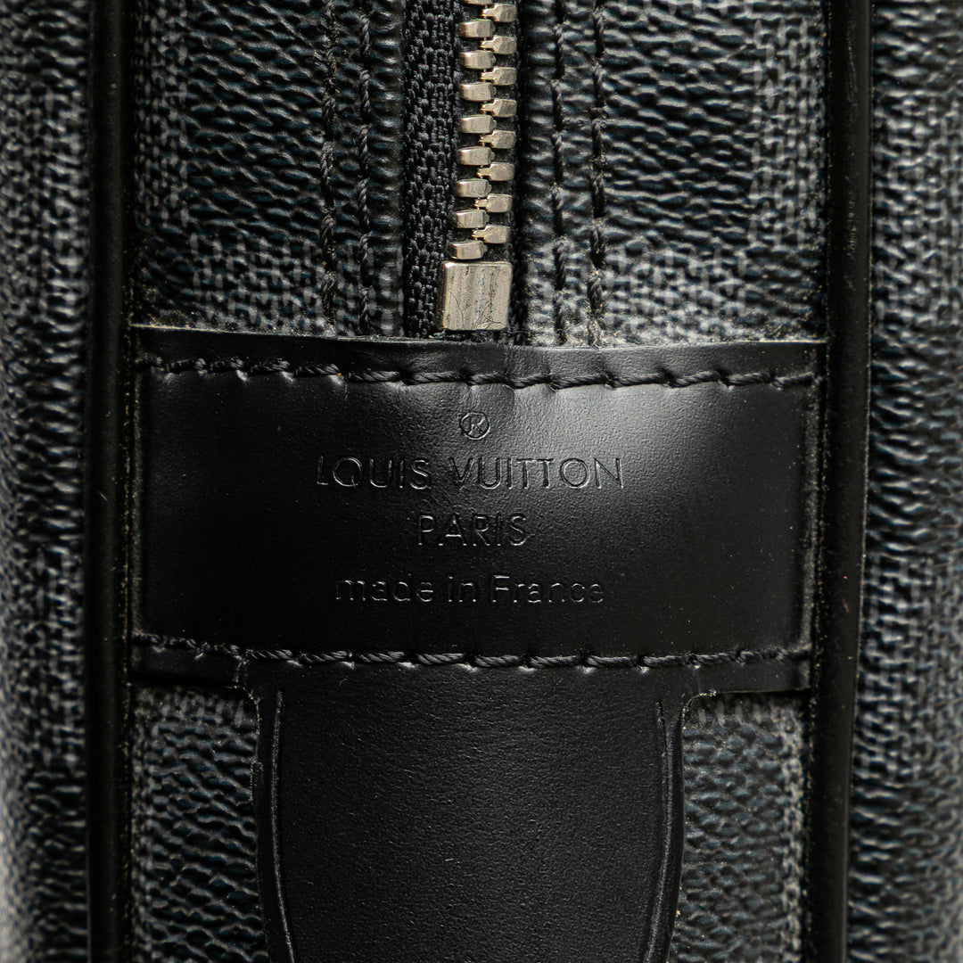 Louis Vuitton Damier Graphite Porte Documents Voyage PM Noir