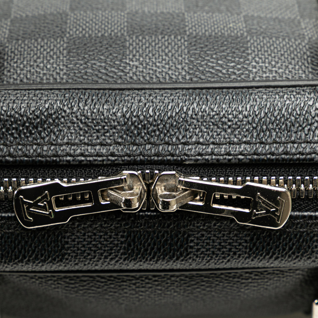 Louis Vuitton Damier Graphite Porte Documents Voyage PM Noir