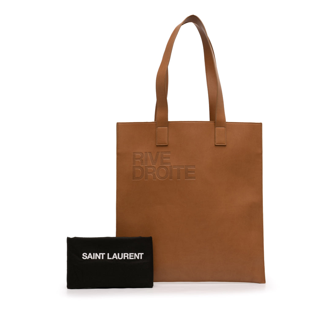 Saint Laurent Vegan Cuir Rive Droite Cabas