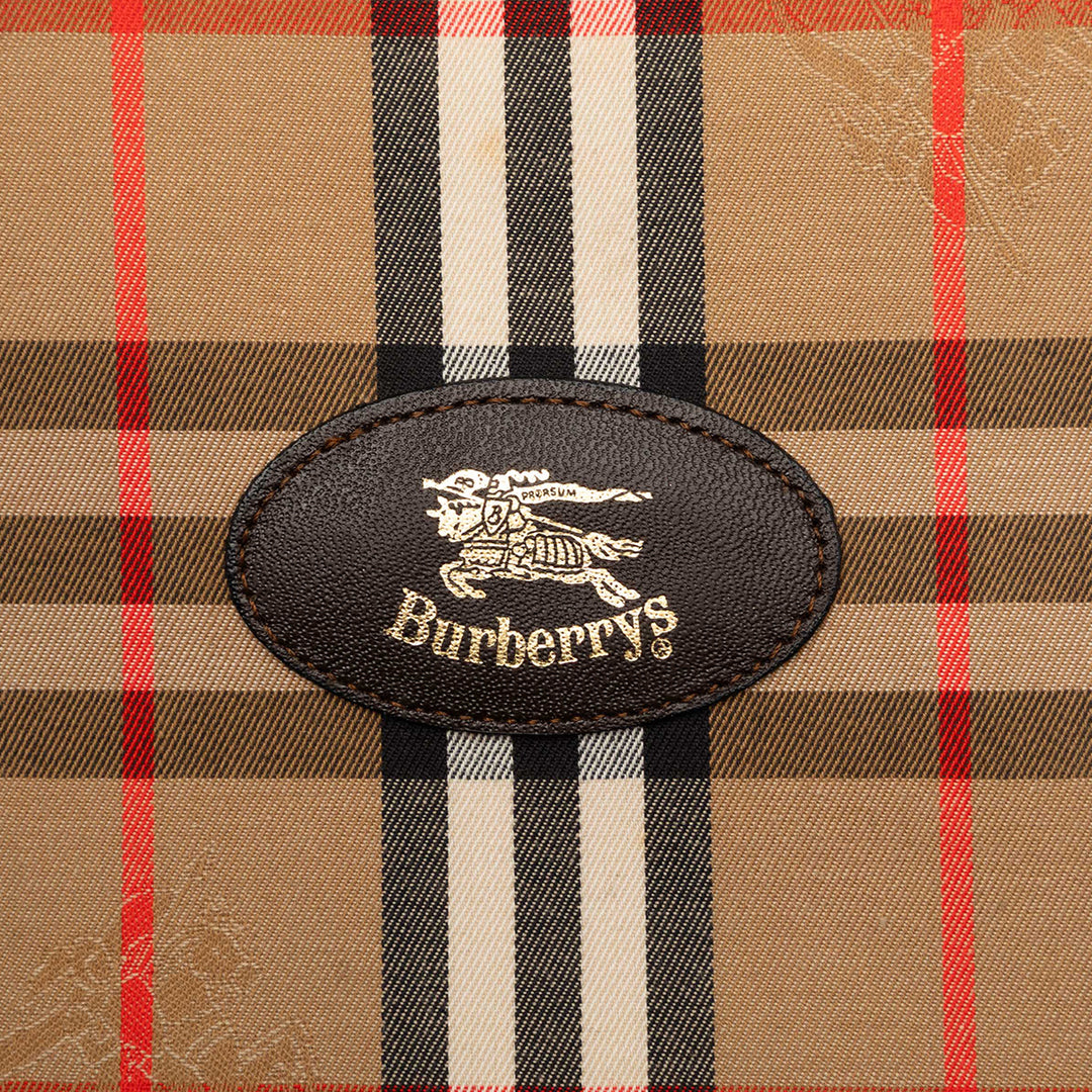 Burberry Haymarket Check Toile Porte-documents