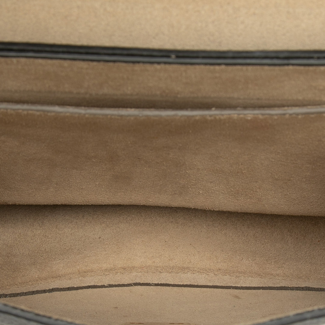 Bicolore et grainé Drew Sac Petit Cuir de veau grainé Bleu