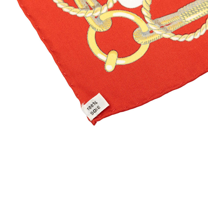 Hermès Chateaux D Arriere Foulard 90 Multi Soie