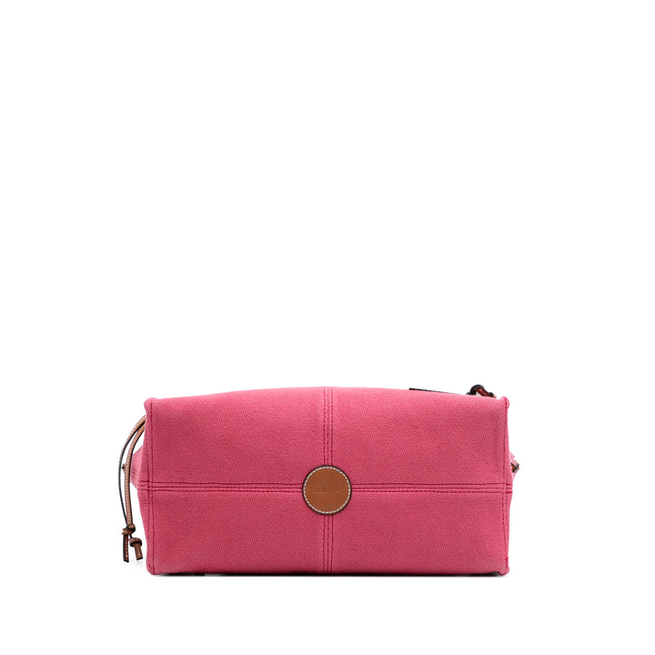 Small Canvas Cushion Tote Pink - Gaby Paris