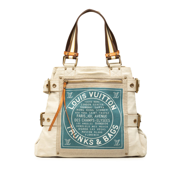 Louis Vuitton Cruise Line Globe Cabas MM Tissu
