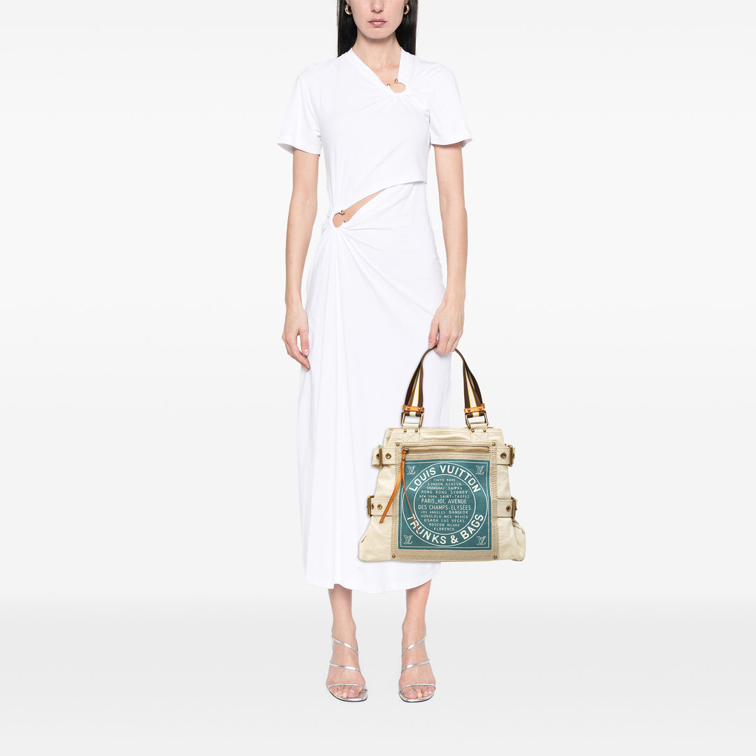 Louis Vuitton Cruise Line Globe Cabas MM Tissu