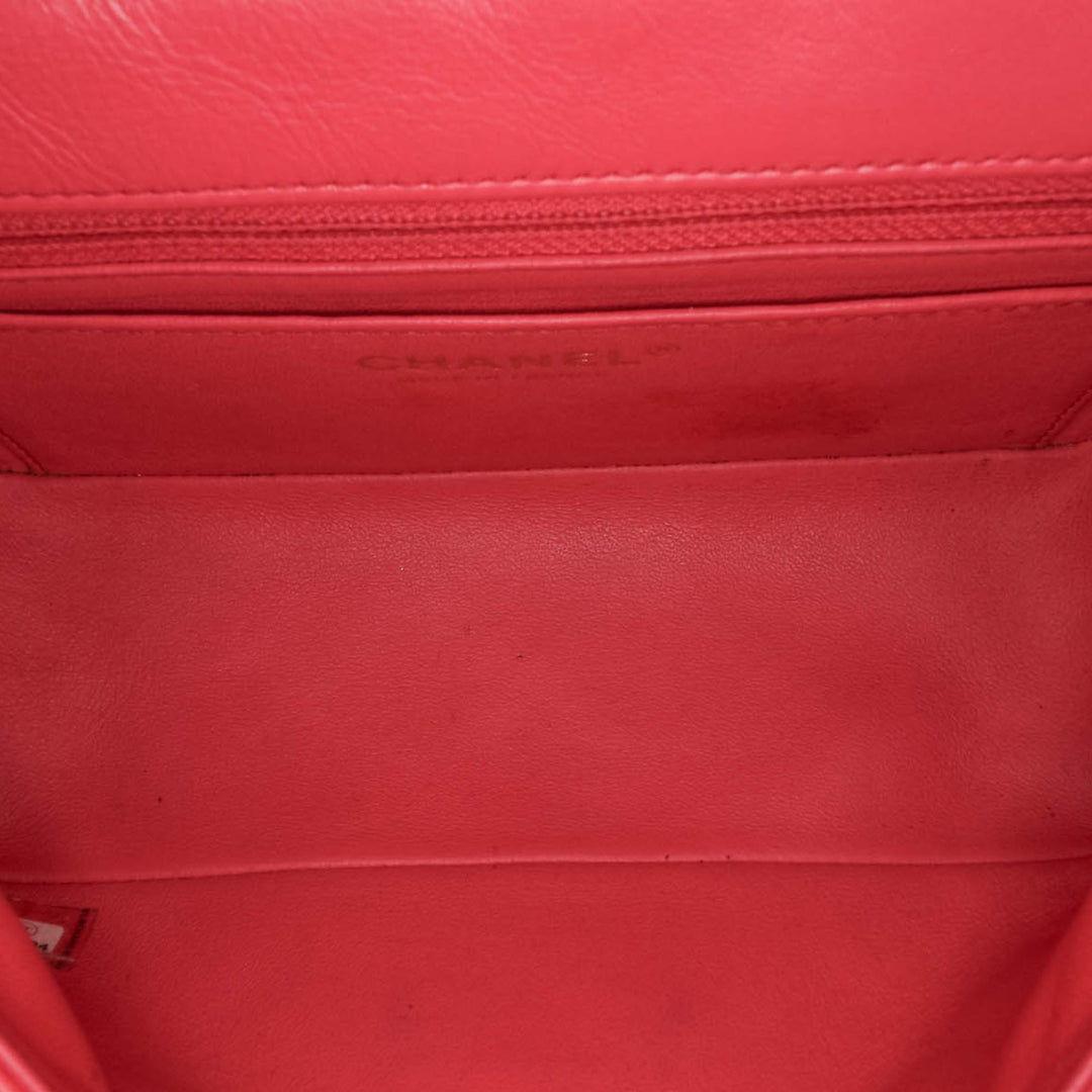 Mini Reissue 2.55 Calfskin Flap Pink - Gaby Paris