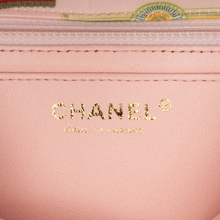 Chanel Mini Rectangular Classic Printed Satin Cuba Single Flap Rose – GABY PARIS Authentique