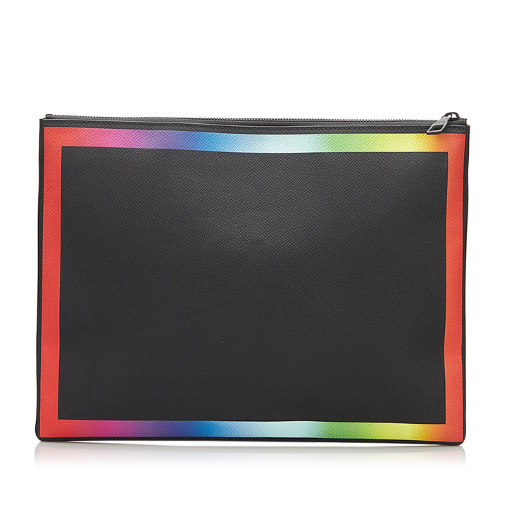 Taiga Rainbow Pochette A4 Black - Gaby Paris