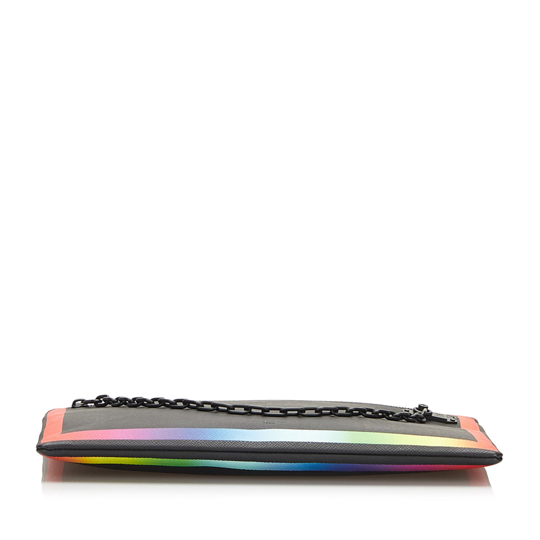 Taiga Rainbow Pochette A4 Black - Gaby Paris