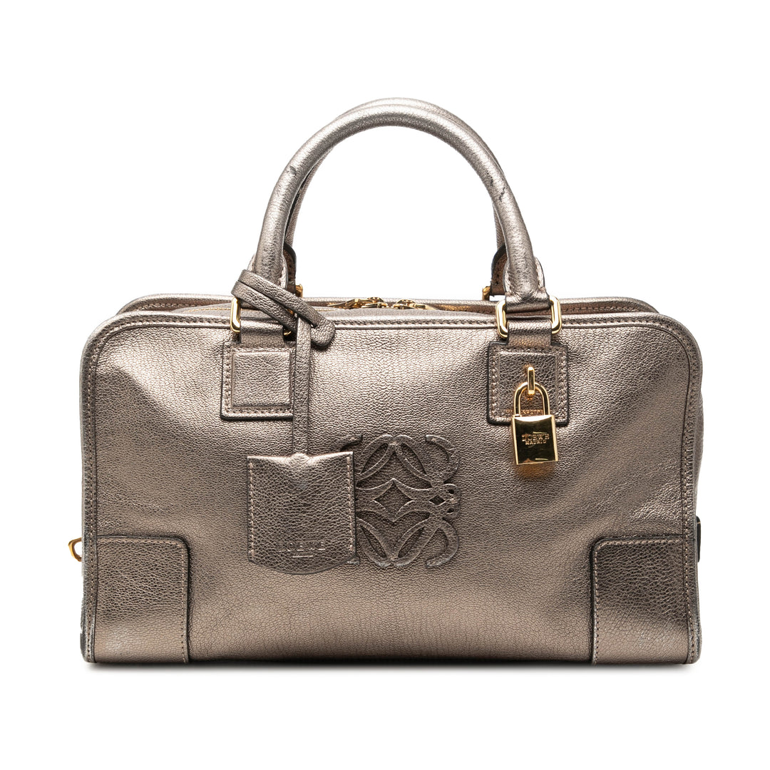 LOEWE Metallic Cuir de chèvre Amazona 28