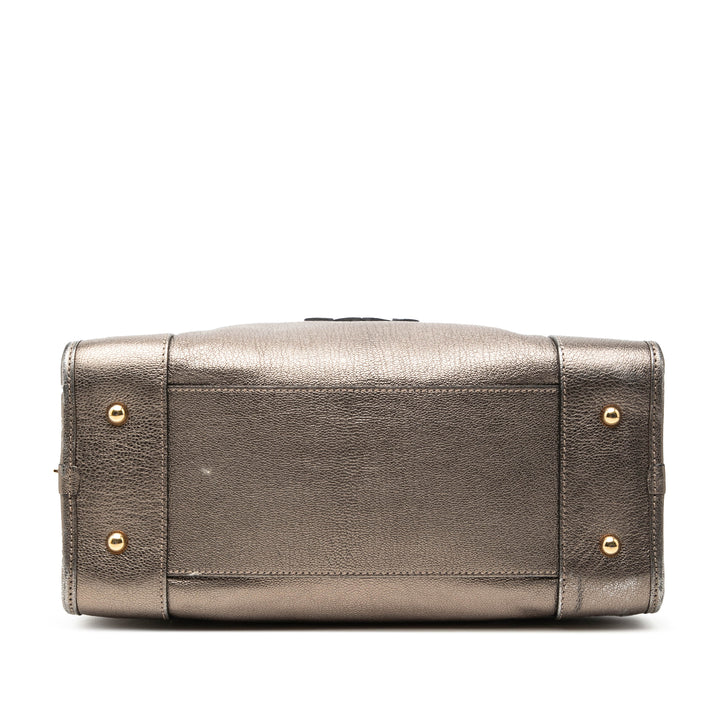 LOEWE Metallic Cuir de chèvre Amazona 28