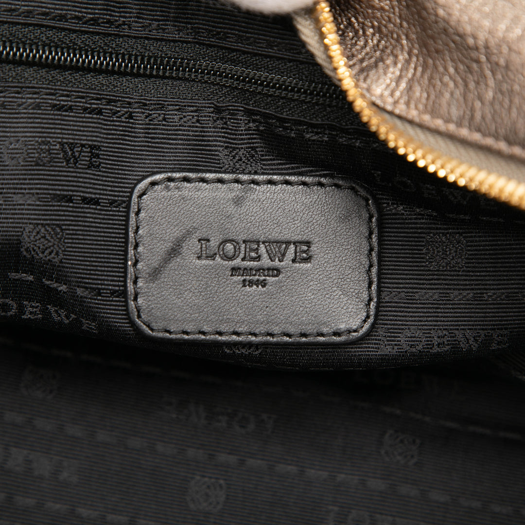LOEWE Metallic Cuir de chèvre Amazona 28