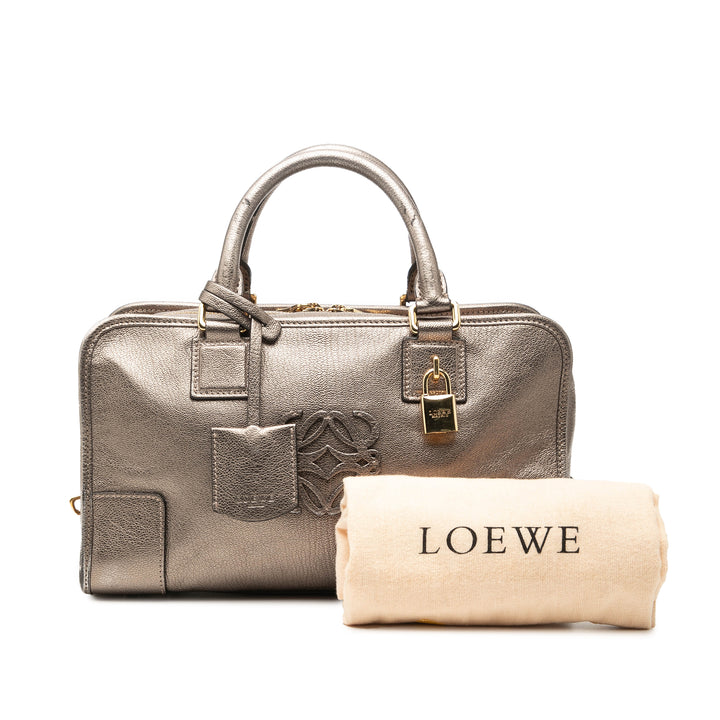 LOEWE Metallic Cuir de chèvre Amazona 28