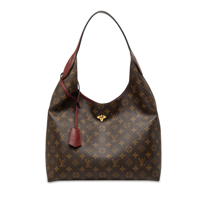 Flower Hobo Monogram Marron