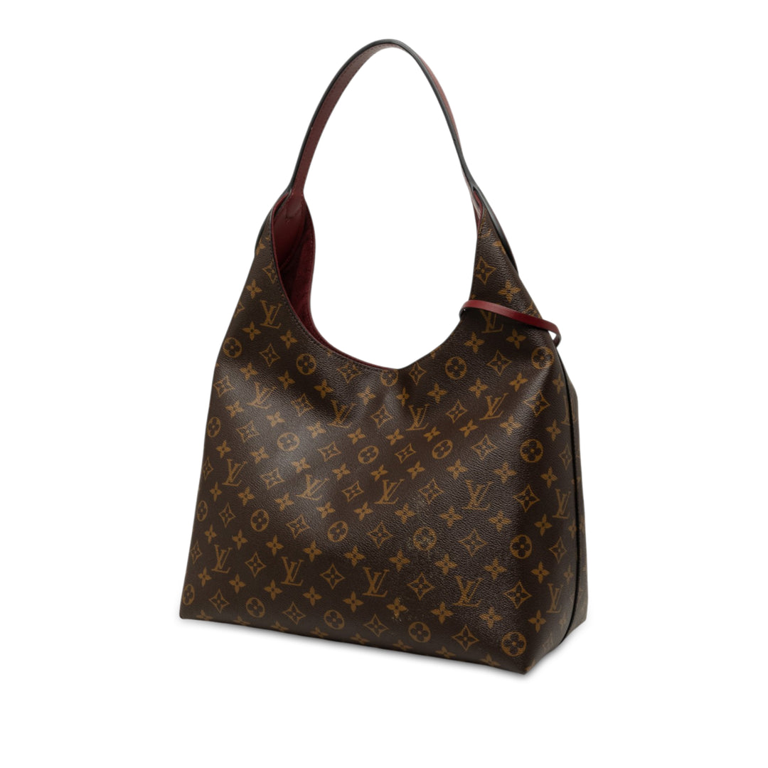 Flower Hobo Monogram Marron