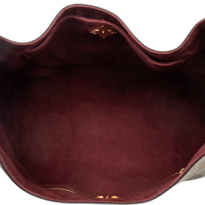 Flower Hobo Monogram Marron