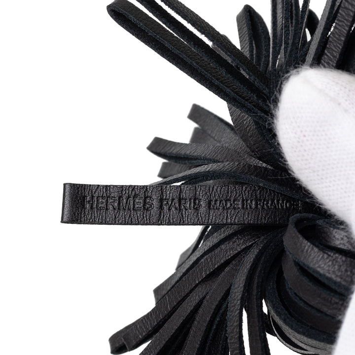 Hermès Milo Carmen Pompon Porte-clés Bijou de sac Cuir