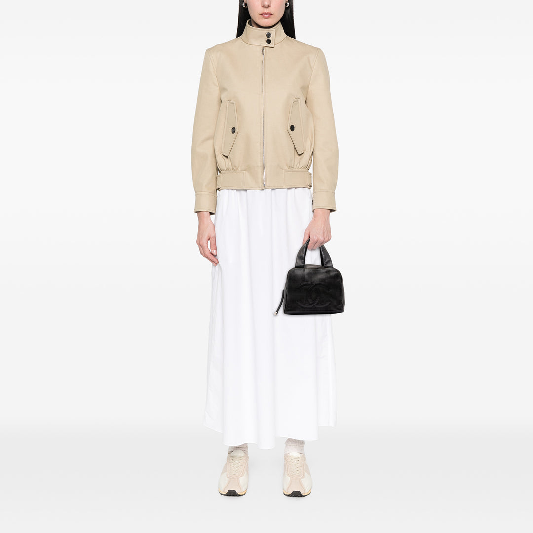Chanel CC perforé Bowler Sac Cuir caviar Noir – vue 6 – GABY PARIS