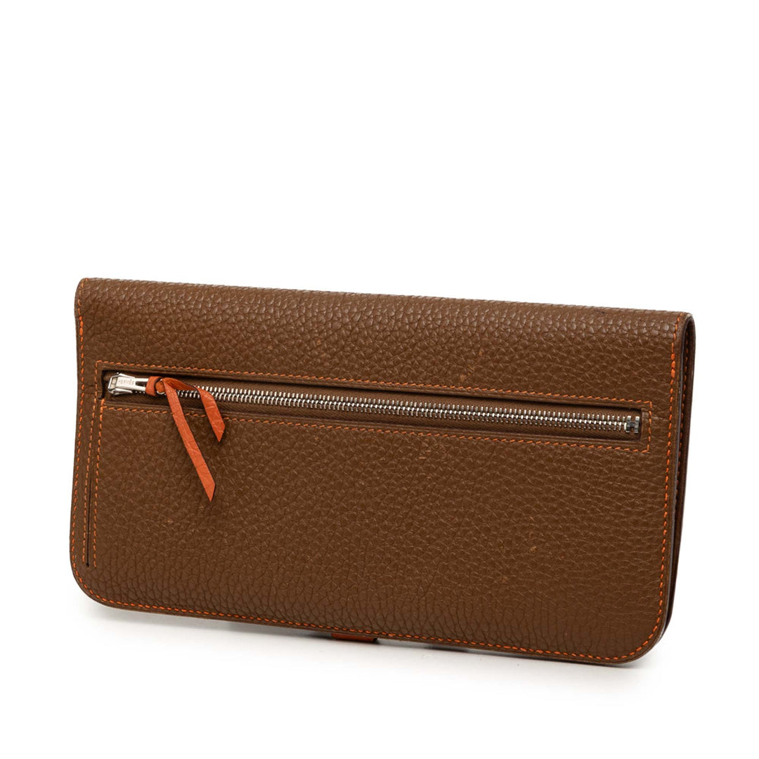 Hermès Dogon Duo Portefeuille GM Cuir Togo