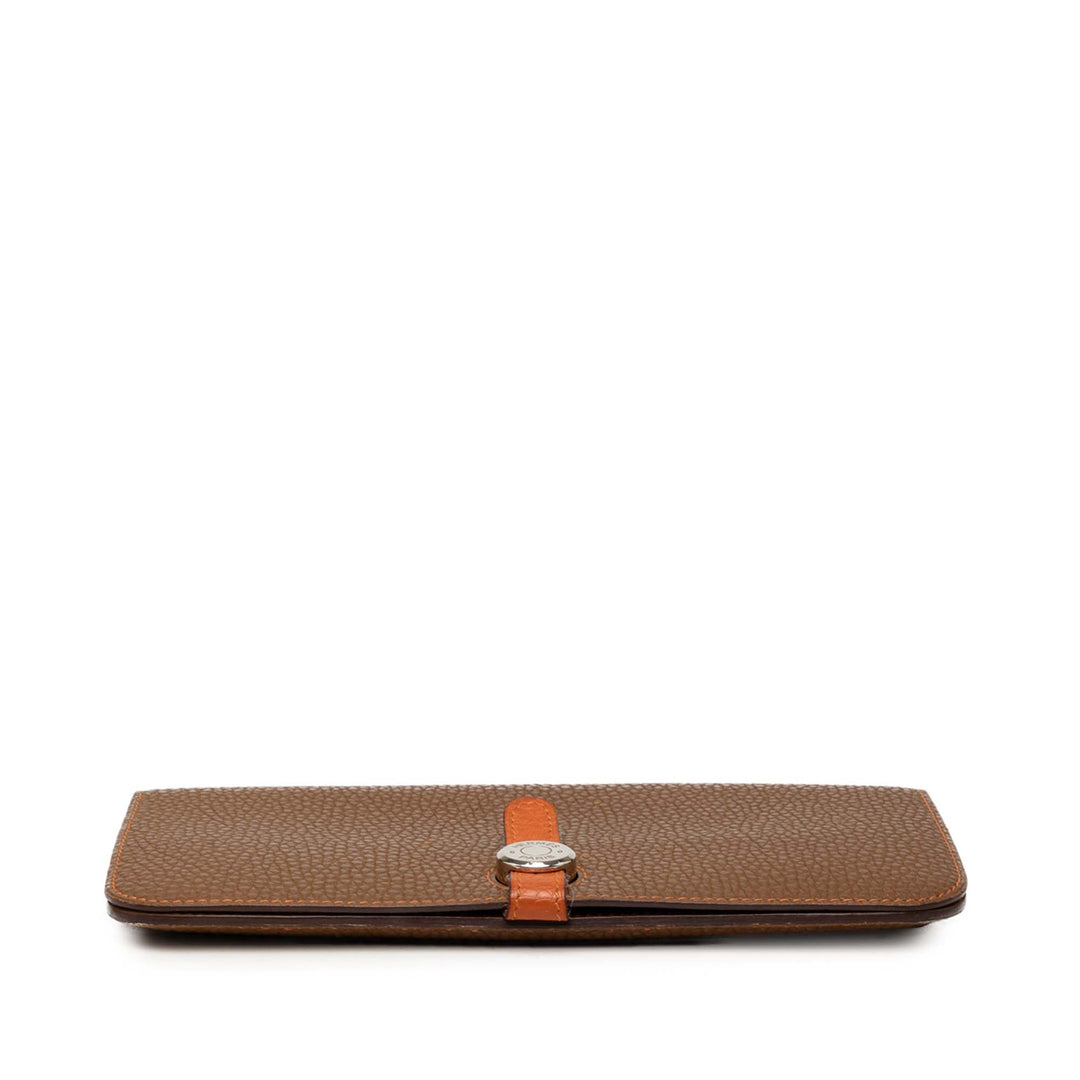 Hermès Dogon Duo Portefeuille GM Cuir Togo