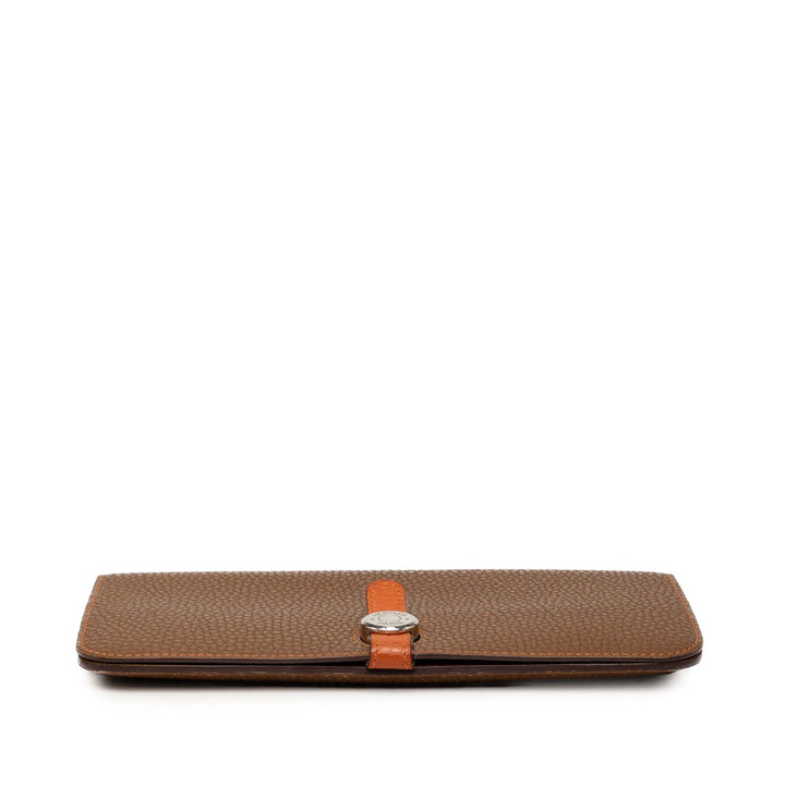Hermès Dogon Duo Portefeuille GM Cuir Togo