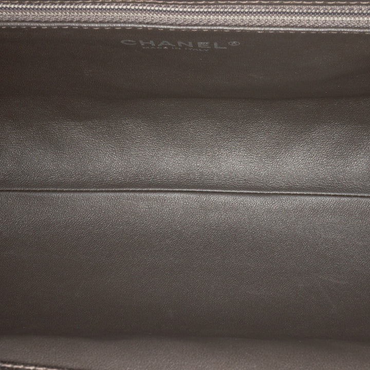 Chanel CC Matelassé Metallic Caviar Pochette