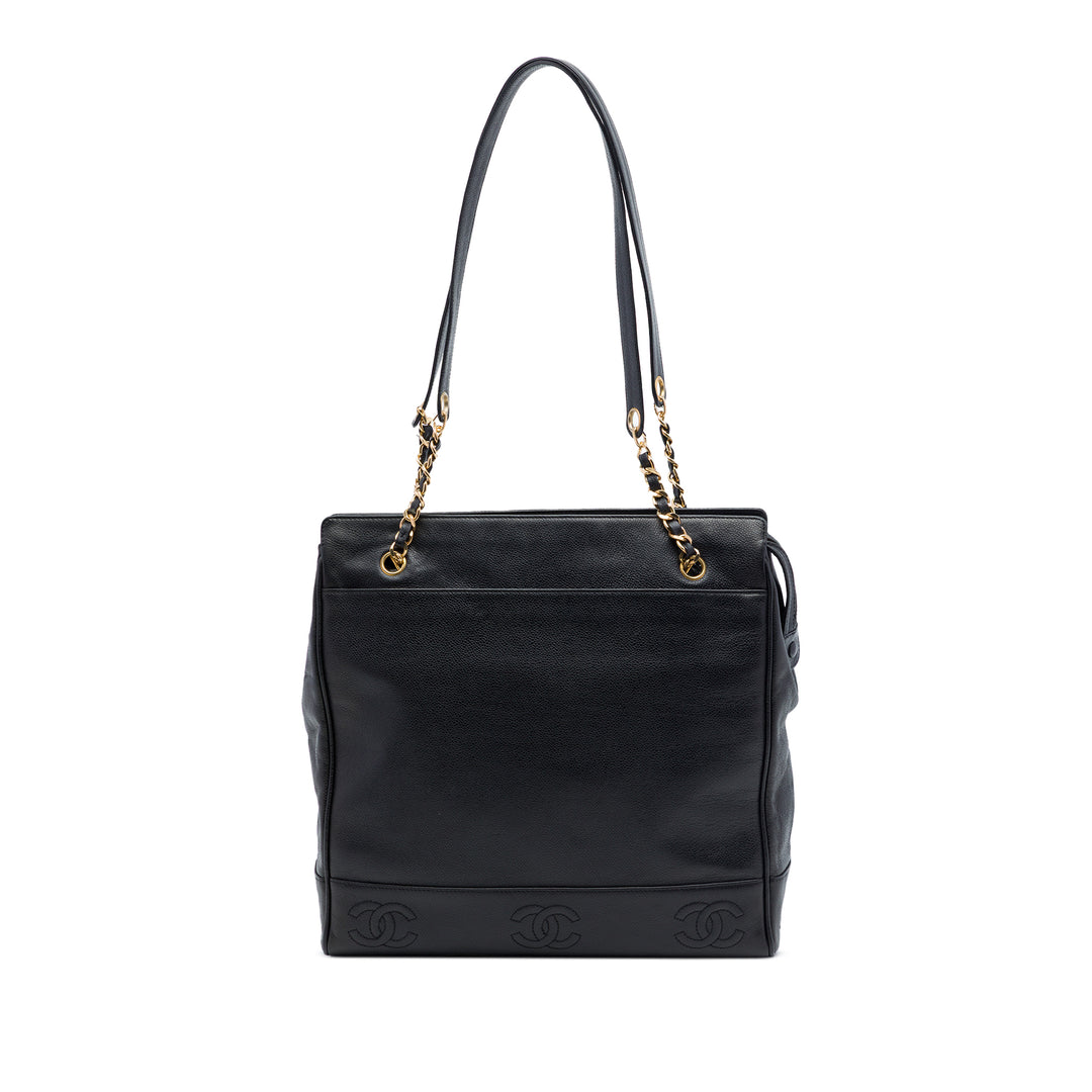 Chanel Triple CC Caviar Cabas