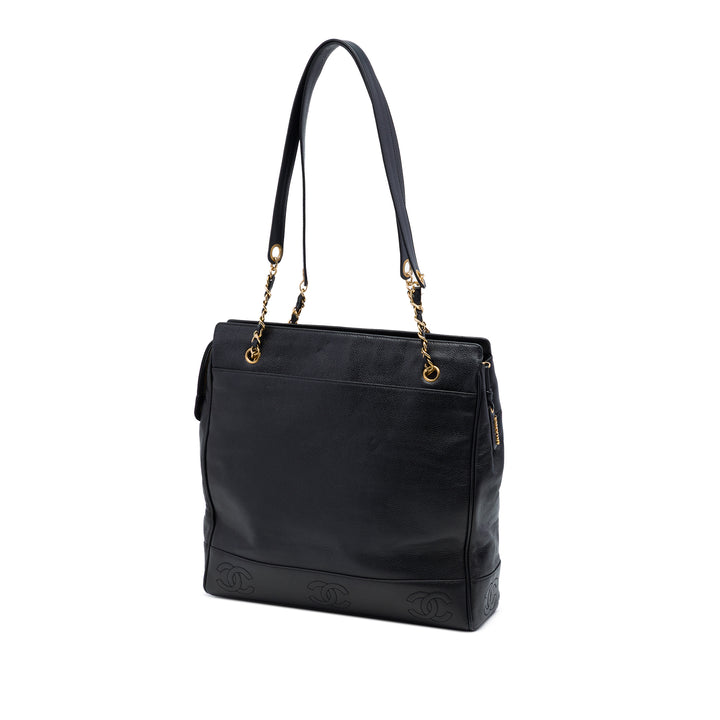 Chanel Triple CC Caviar Cabas