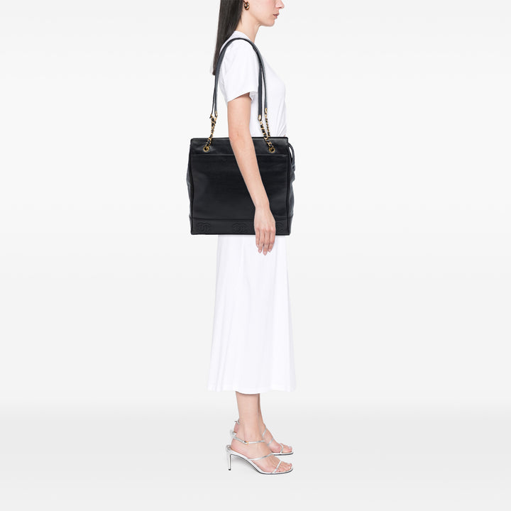 Chanel Triple CC Caviar Cabas