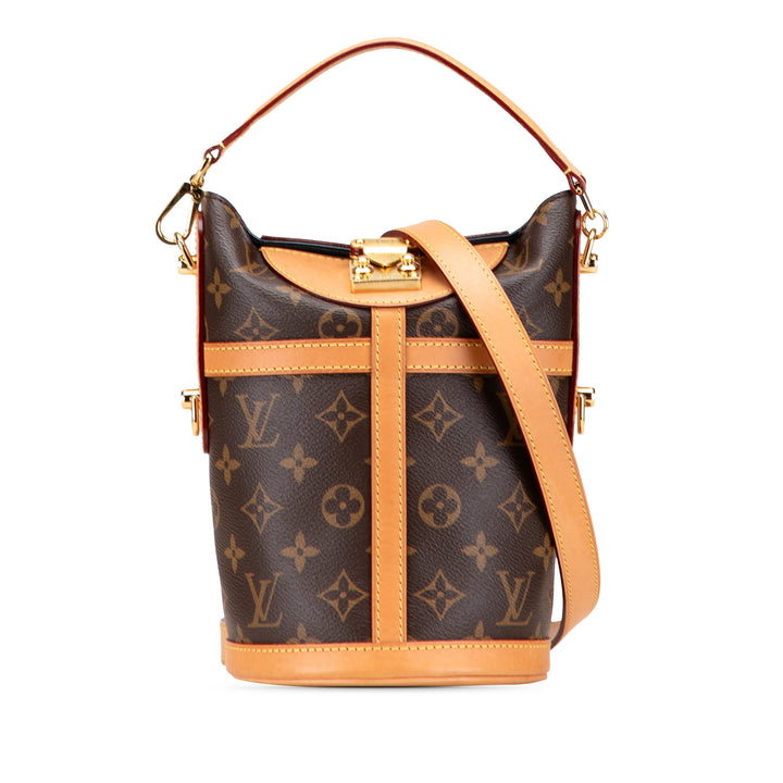 Louis Vuitton Monogram Duffle Bucket Bag Marron